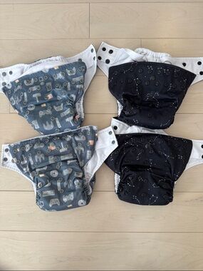 La petite ourse LPO diaper all in one 10-35 pounds (pack of 4)